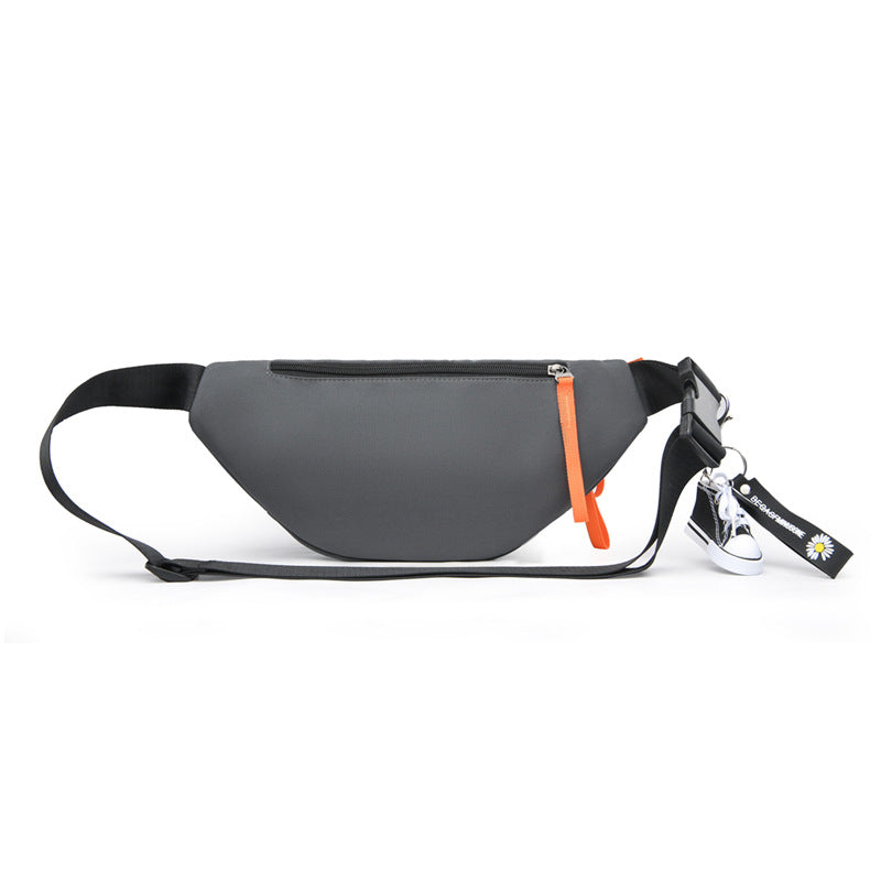 Breast bag men's ins trendy small bag waterproof Japanese casual messenger bag sports satchel women's shoulder bag men's waist bag