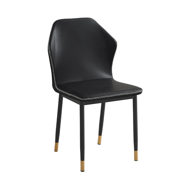 Source factory manufacturer wholesale italian normcore dining chair for home carbon steel restaurant hotel chair office reception chair