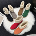 fashion fur flanged women's short boots exportfall and winternew arrivalplus sizefleece-linedthickened women's bootswholesale