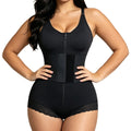 Bodyshaper leather label bag chest tight hip shaping body shaping slimming look abdominal triangle one-piece corset