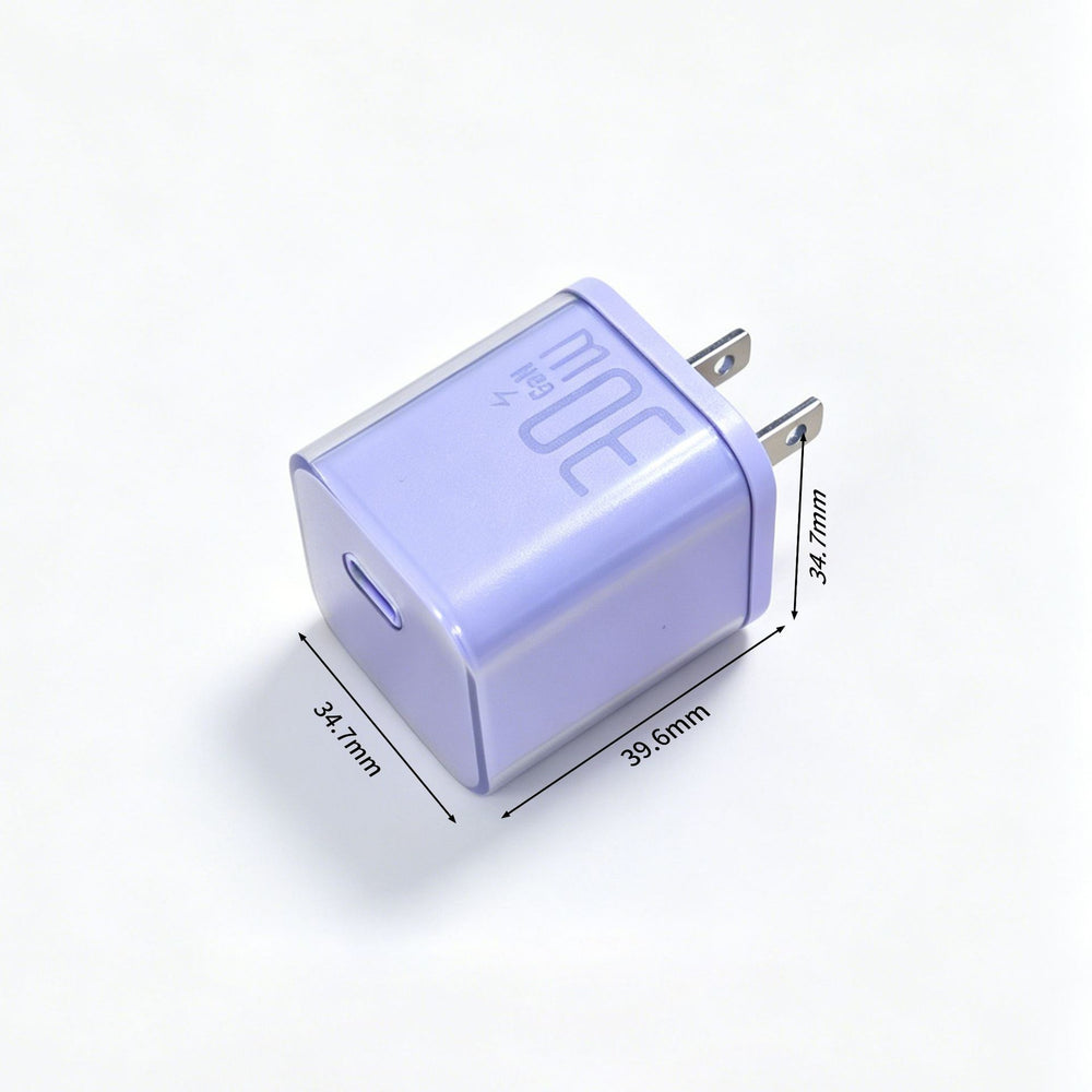 Wow customized pd30w gallium nitride charger suitable for apple 8-17 mobile phone fast charging head gallium nitride fast charger