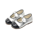 Girls' bow-tie princess shoes,  spring/autumn new collection, kids' chanel-inspired color block mary janes, big kids' single shoes