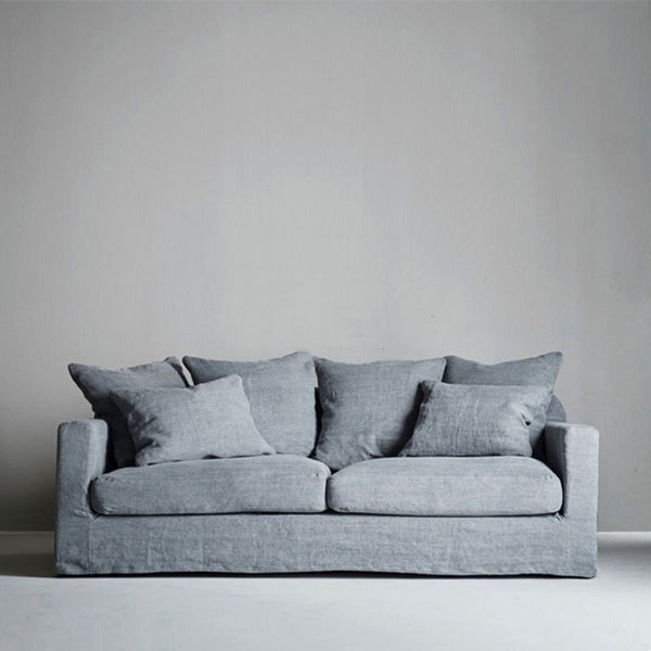 Nordic small apartment removable and washable fabric sofa modern simple INS wabi-sabi wind American country down sofa chair
