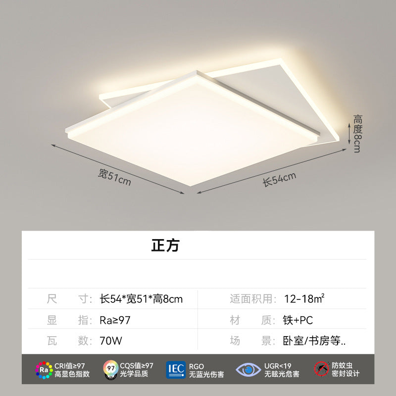 2025 new living room ceiling light modern simple cream style room bedroom dining room lighting whole house package combination