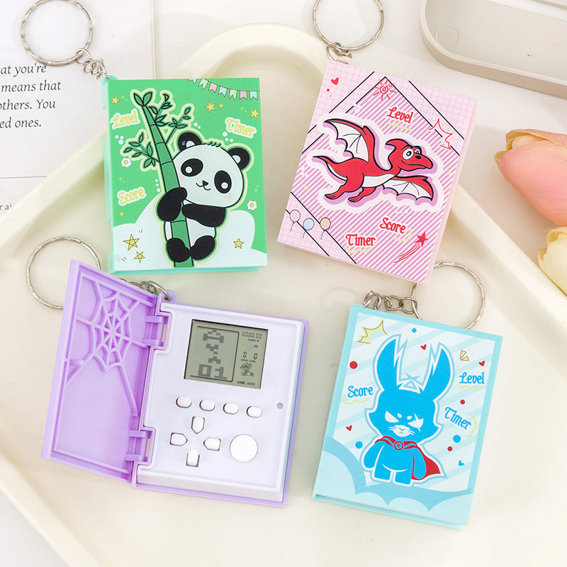 Pocket mini tetris game console - nostalgic classic puzzle toy, creative small gift, keychain wholesale