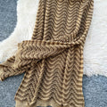 Sexy hot girl knitting sleeveless suspender dress female summer k-stylecut outslimming lookbacklessknitting long skirt