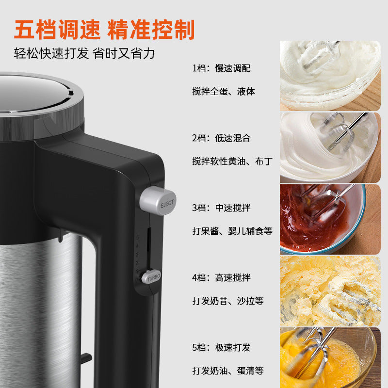 2025 electric hand mixer - perfect for whipping cream, frothing milk, and baking cakes - handheld egg beater for home use