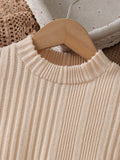 autumn new arrival: round neck princess sleeve textured top + asymmetrical bow leather skirt two-piece set