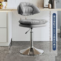 Small, light gray - electroplated, oversized base