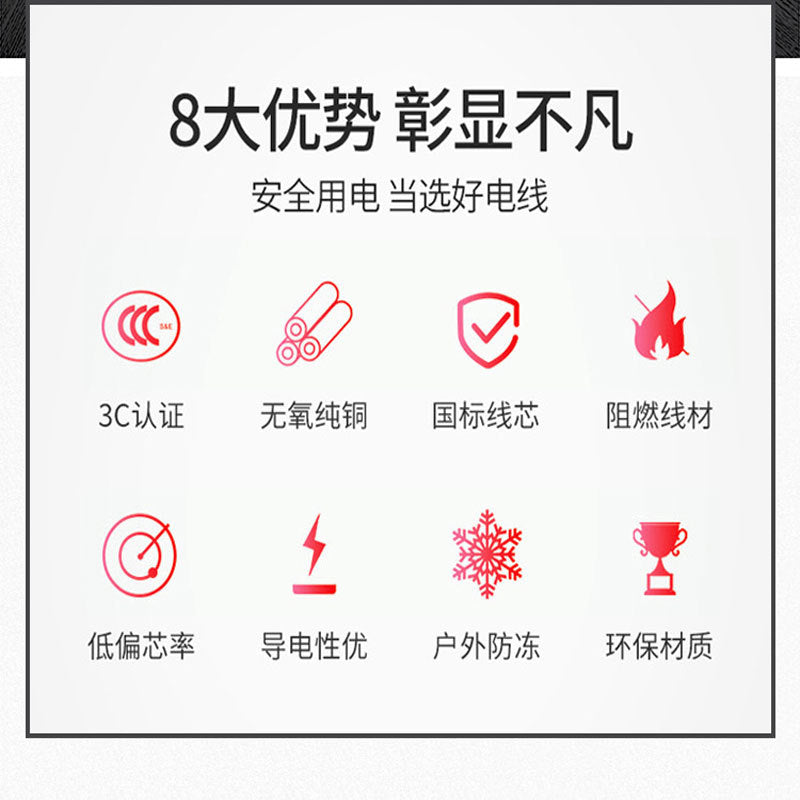 Pearl River Cable National Standard Pure Copper Core YJY2345 Core 10 16 Square Wire Cable Outdoor Power Engineering Wire