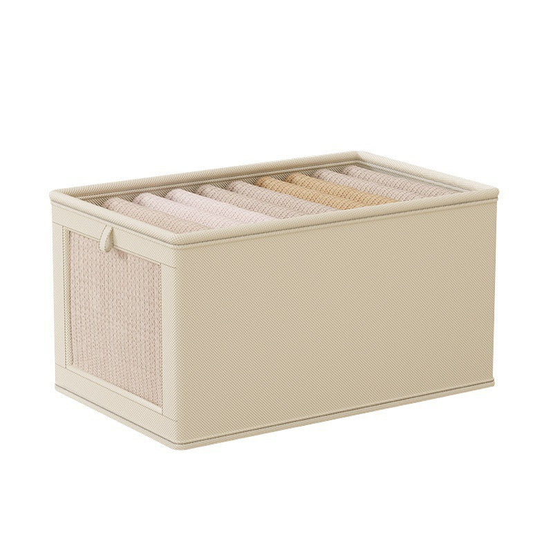 Oxford cloth sundries clothing storage box household clothes dust storage box large finishing box with lid visible