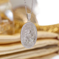[titanium steel] cross-border popular copper micro-embedded necklace for women, stainless steel gold-plated electroplated high-end exquisite clavicle chain jewelry