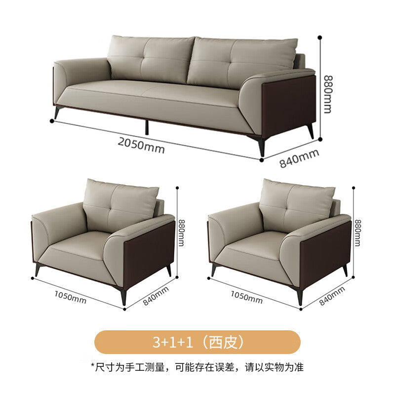 Saint li office sofa - minimalist modern design for ceo, business meetings, vip reception, conference, and corporate negotiations