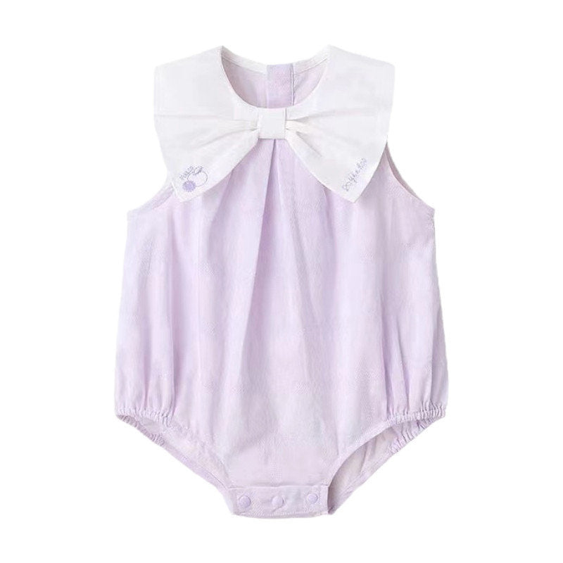 Baby clothes fashionable summer baby girl sleeveless one-piece khaki for outing, 100-day banquet summer dress, thin butt wrap