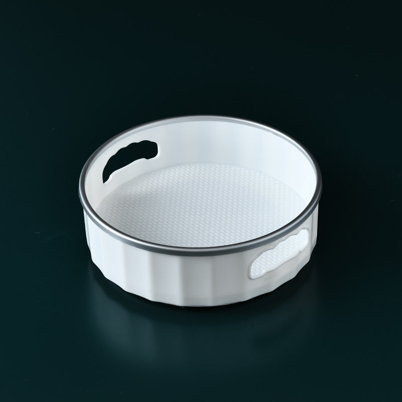 Multifunctional Rotary Storage Tray Household Kitchen Condiment Shelf Cosmetics Storage Box Desktop Tray