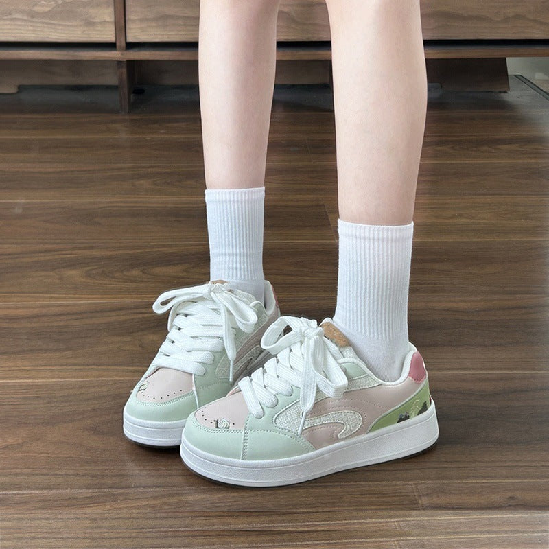 2025new arrivalniche stylesense of designtrendycasual street styleeasiest for match skateboard shoes women's insretroharajuku bread shoes