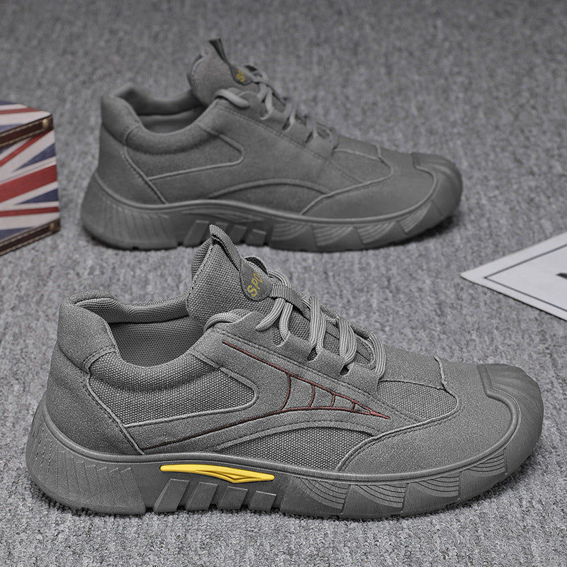 Men's winter work safety shoes: new breathable, anti-slip, wear-resistant athletic work shoes for construction, labor, and hiking