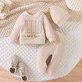 Children's clothing shein cross-border girl suit helloletterlong sleeves jumpsuit