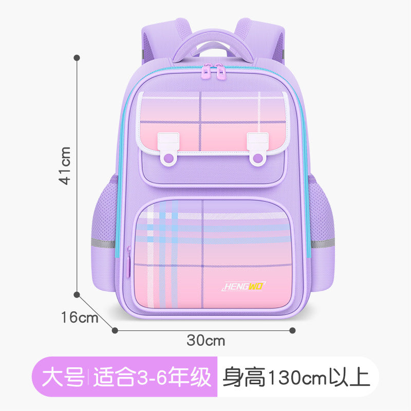 New 2024 kids' ergonomic backpack - lightweight school bag for grades 1-6 (elementary school)