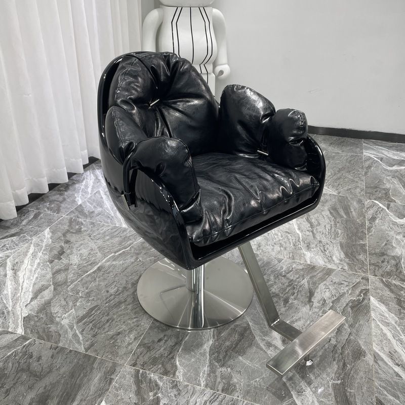 Hairdressing shop chair hairdressing chair internet celebrity hair salon special classy hairdressing shop seat hair cutting stool stainless steel hairdressing chair