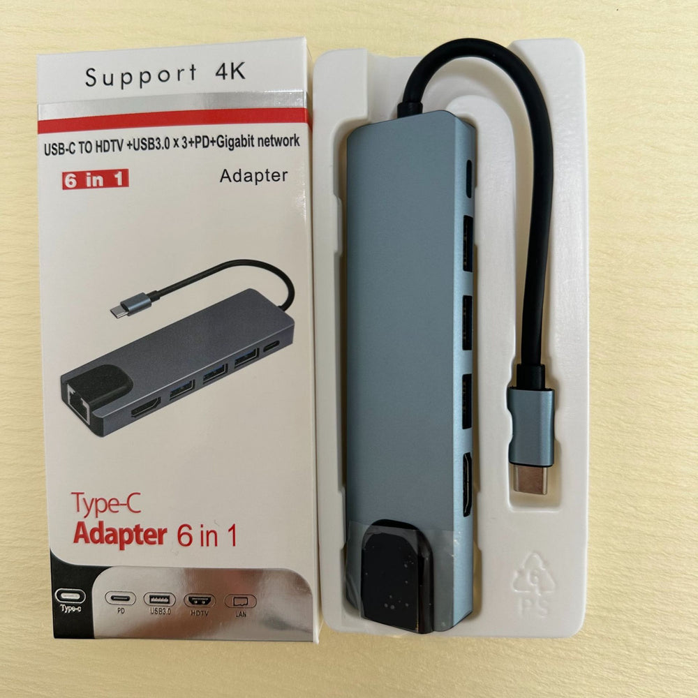 5-in-1 docking station gigabit network card suitable for macbook laptop docking station pd100wpd fast charging