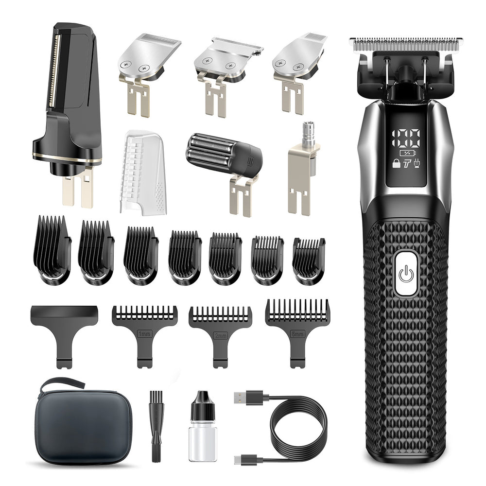 best-selling hair clipper set, fully washable multi-functional electric hair trimmer, home hair cutting tool