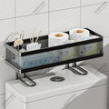 Bathroom storage rack, tissue storage rack above the toilet, bathroom toilet sink, shower gel artifact rack