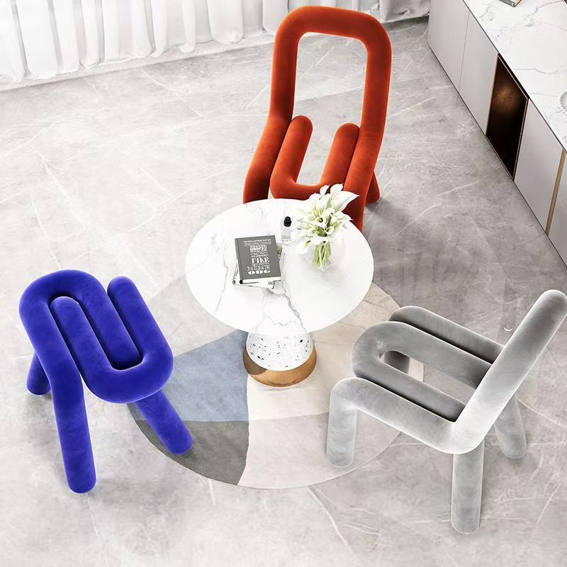 Bedroom chair scandinavianins designer simple creative popular makeup stool casualstylish special-shaped dining chair