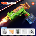 Summer kids' light-up electric automatic water gun - long range, high capacity, outdoor beach water spray toy