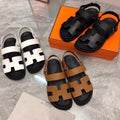 hot-selling  summer new sandals for women, plus-size, one-strap hook-and-loop closure, european and american style roman sandals