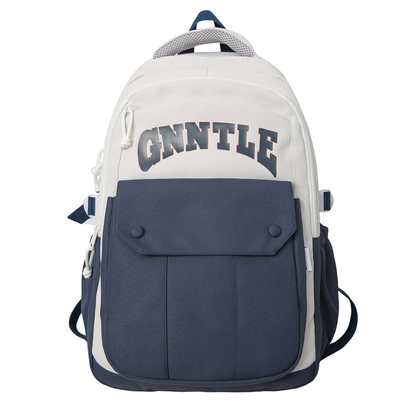 New lightweight american retro style backpack for middle school, high school, and college students - large capacity, multifunctional, wholesale