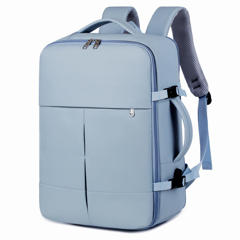 Cross-border expansion large-capacity travel backpack, men's and women's USB multi-function laptop bag, independent shoe compartment, school bag