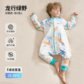 Baby sleeping bag - spring/autumn style, anti-kick quilt, gauze fabric, baby split-leg design, summer lightweight, all-season universal for infants and toddlers