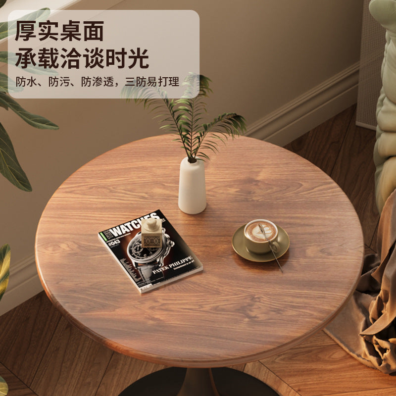 Coffee table, living room, for home, small apartment, side table, coffee table, negotiation table, round dining table, tulip balcony, small round table