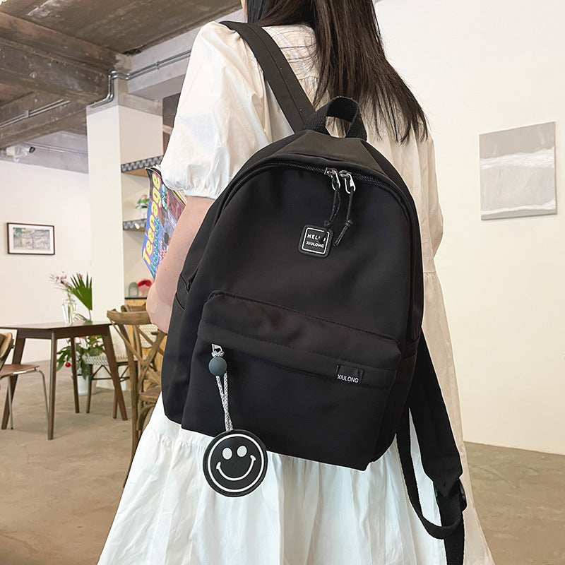 Cross-border new Korean version of college style backpack versatile leisure travel backpack small fresh and cute college student schoolbag