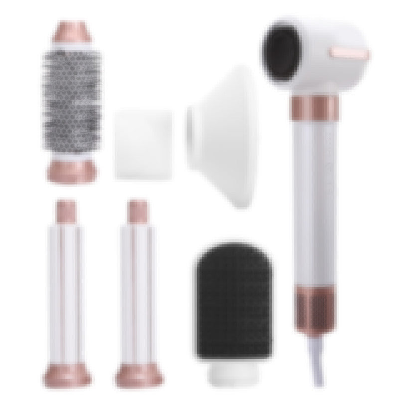 hot-selling hot air comb, seven-in-one curling iron, curling and straightening dual-purpose hair styling comb, electric high-speed hair dryer