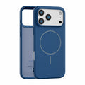 Suitable for apple 17air official tpu mobile phone case frosted magnetic iphone16pm pure color velvet mobile phone case