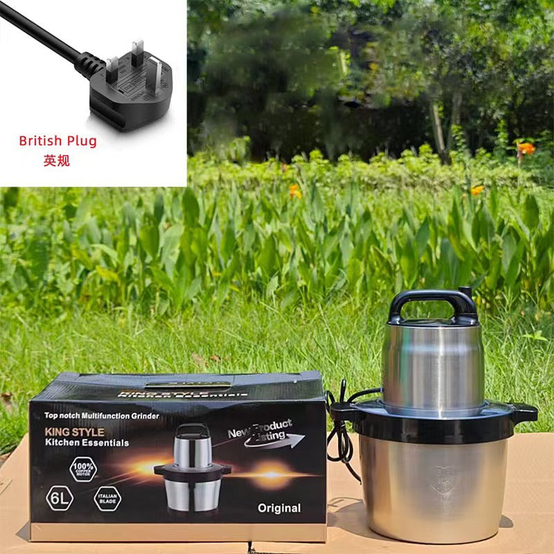 Multifunctional electric meat grinder fufumachine 12l meat grinder vegetable mincer garlic chopper stainless steel mixer