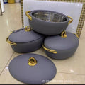 Export african heat preservation box2l2.5l3lexport3pcs set egg-shaped thermal insulation box