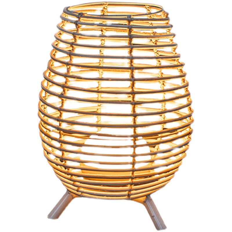 Outdoor waterproof patio light, woven floor lamp, modern minimalist villa lawn lamp, garden terrace lawn light