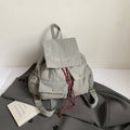 Large capacity women's casual backpack - new autumn collection, unique and versatile, perfect for students, solid color, minimalist design, commuter backpack