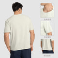 Round neck loosecasual short-sleeved t-shirtmensummer quick-drying breathable running fitness sports topsdmt001