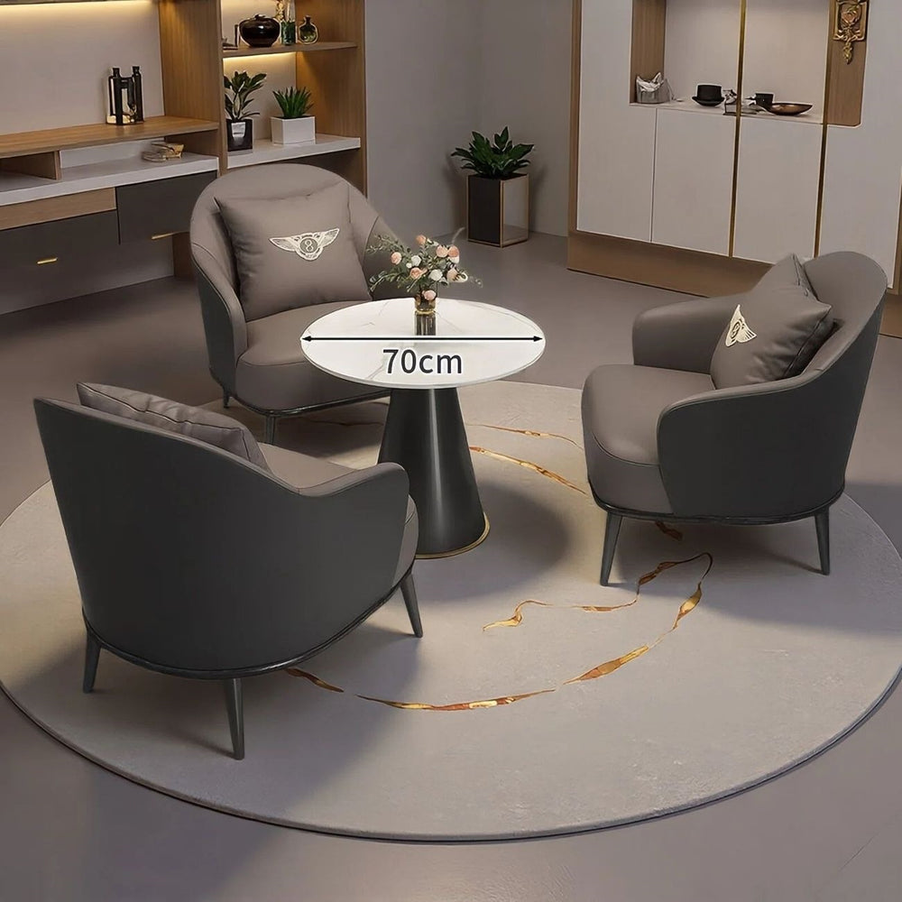 Business casual negotiation table and chair set - ideal for hotels, 4s stores, sales centers, reception areas, dining rooms, and cafes