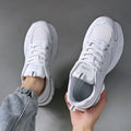 Men's shoes 2026 new summer breathable mesh casual sneakers men's versatile chunky sole trendy shoes height increasing dad shoes