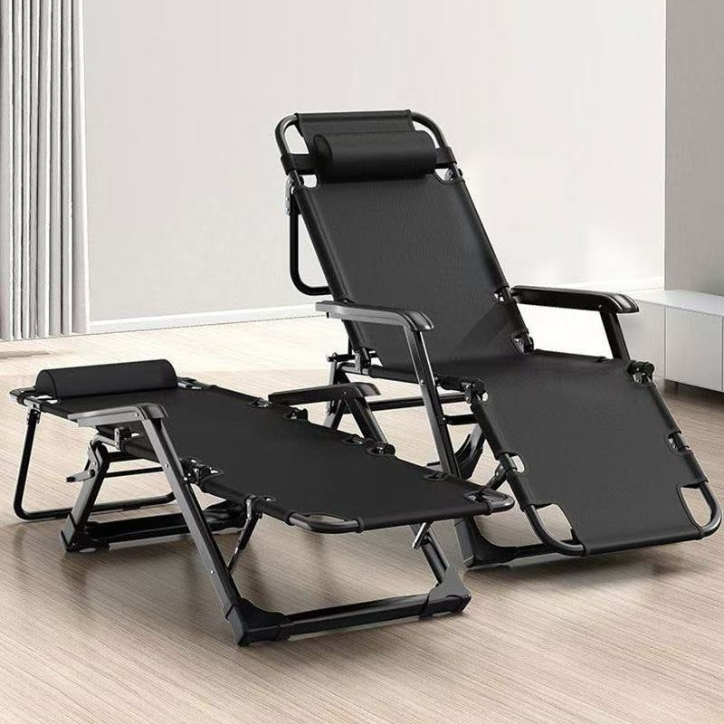 Simple office chair, folding bed, recliner, lunch break bed, back chair, office nap artifact, accompanying chair, metal, others