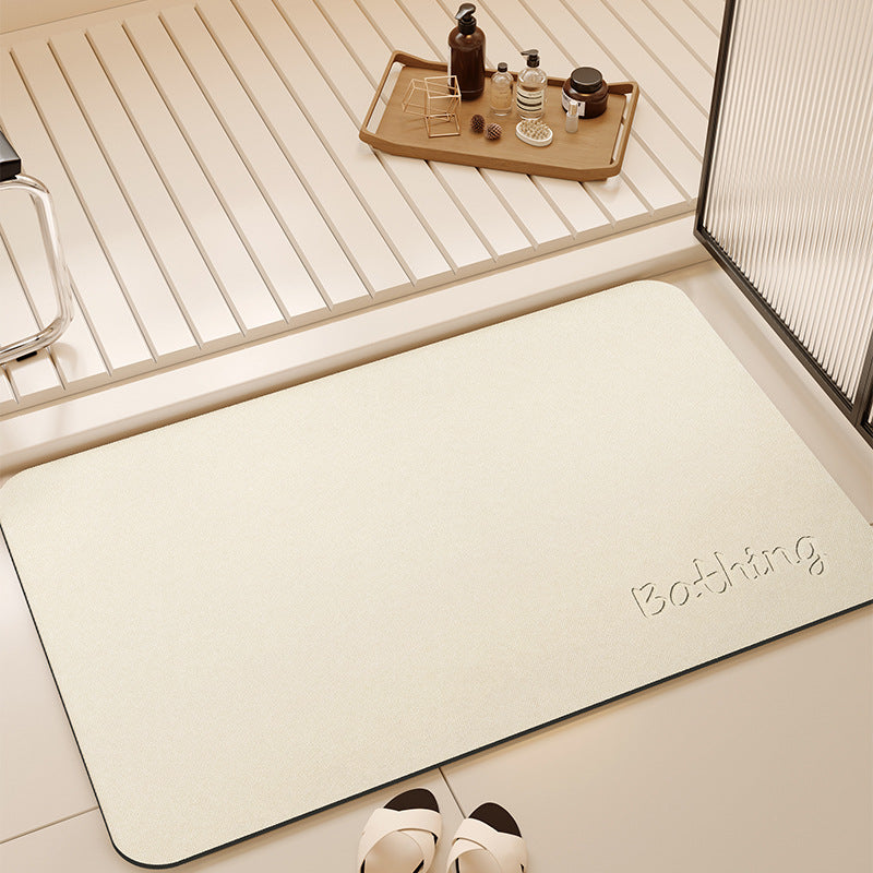 Diatom mud bathroom absorbent floor mat bathroom door shower room quick-drying toilet foot mat non-slip mat carpet bathroom