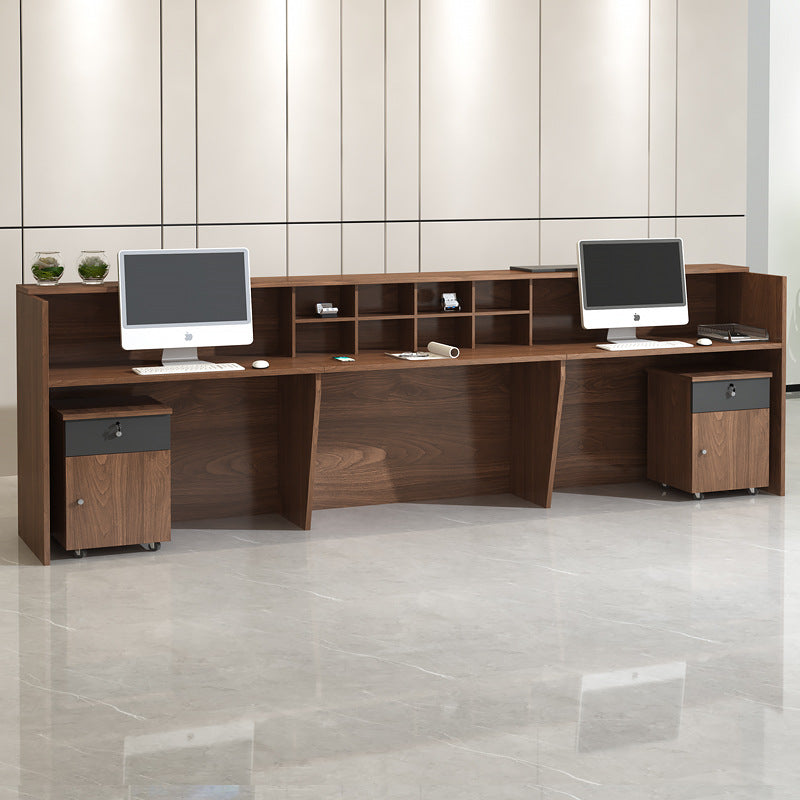 Front desk desk, light luxury real estate, kindergarten reception desk, bar, simple modern office desk, high-end sense