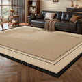 Cooling mat rug for living room, vintage style, summer ice silk, wash-free, wipeable, sofa coffee table, high-end light luxury floor mat, stain-resistant