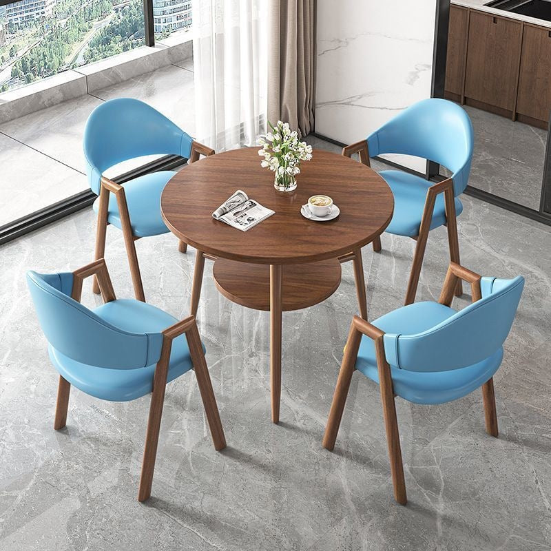 Scandinaviancasualcasual reception negotiation table and chair combination milk tea coffee shop apartment b&b dining table balcony small round table