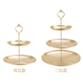 Display stand, light luxury fruit plate, dry snacks, cake, cross-border snacks, table setting, wedding stainless steel tray, three-layer display